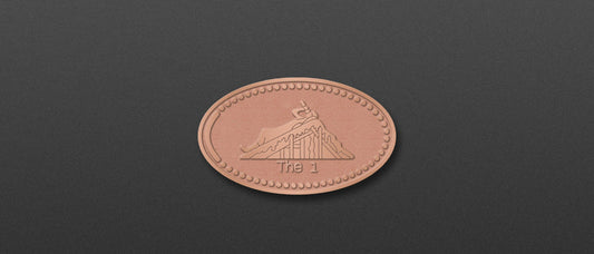 The 1 - pressed penny | enamel pin