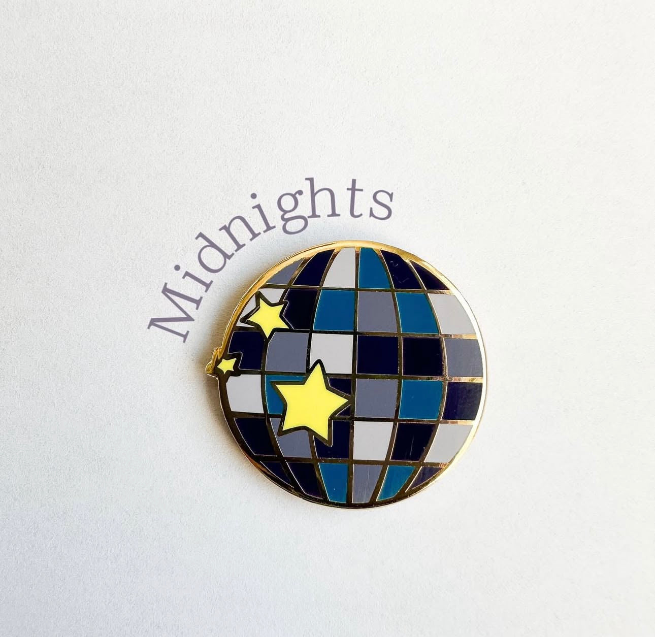 Midnights - disco enamel pin