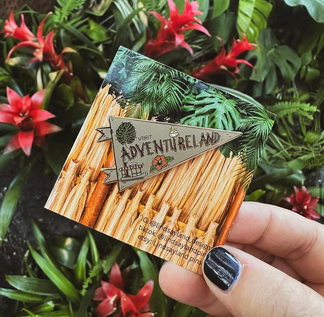 Visit Adventureland - enamel pin