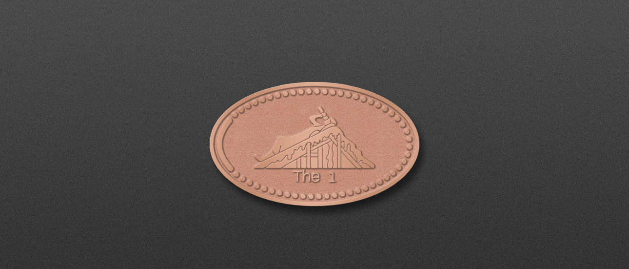PRE ORDER: The 1 - pressed penny | enamel pin
