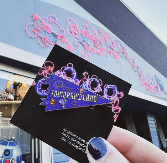 Visit Tomorrowland - enamel pin